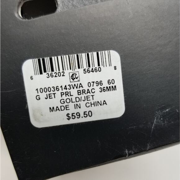 INC. International Concepts New in Box Jet Pearl Gold Bracelot Watch MSRP $59 - Picture 3 of 10